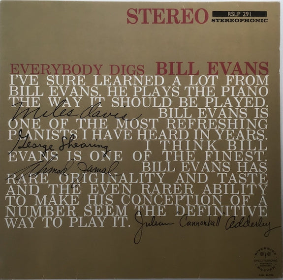 Everybody Digs Bill Evans